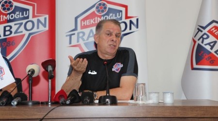 Hekimolu Trabzon FK Teknik Direktr Bahaddin Gne basn toplants dzenledi