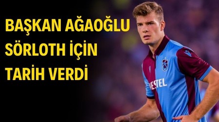 Trabzonspor Bakan Ahmet Aaolu Srloth Transferi in Tarih Verdi