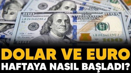 Dolar ve euro haftaya nasl balad?