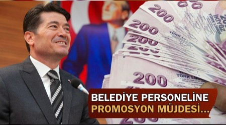 Belediye personeline promosyon mjdesi...