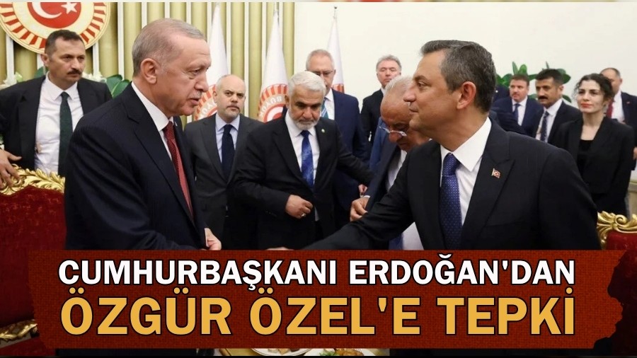 Cumhurbakan Erdoan'dan zgr zel'e tepki