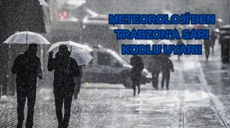 Meteoroloji'den Trabzon'a Sar Kodlu Uyar!