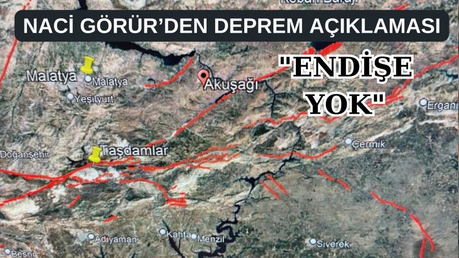 Naci Grr'den Malatya'daki 5.9 Byklndeki Depreme likin Aklama: "Endie yok"