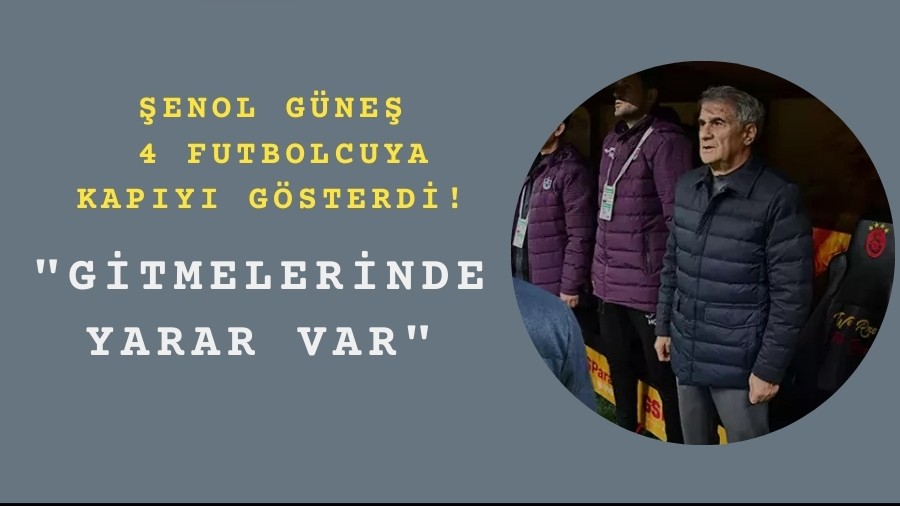 Trabzonspor'da enol Gne 4 futbolcuya kapy gsterdi! "Gitmelerinde yarar var"