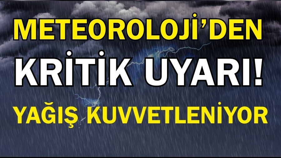 Meteoroloji’den Trabzon’a kritik uyarı! Yağış kuvvetleniyor