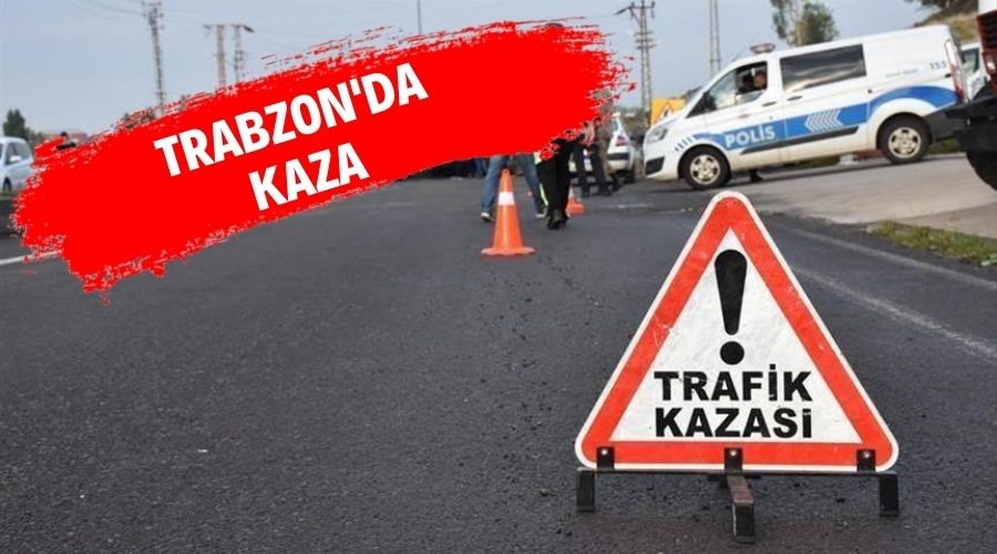 Trabzon'da trafik kazas: 1 l, 1 yaral