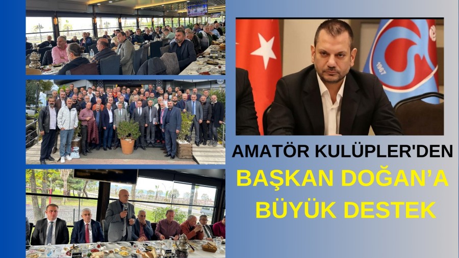 Bakan Doann verdii destekleri tek tek aklad! Amatr Kulpler'den byk destek