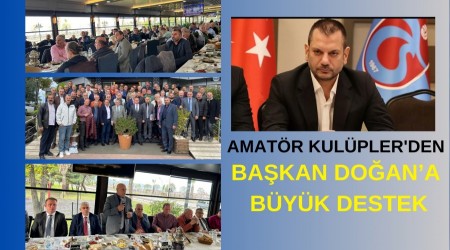 Bakan Doann verdii destekleri tek tek aklad! Amatr Kulpler'den byk destek