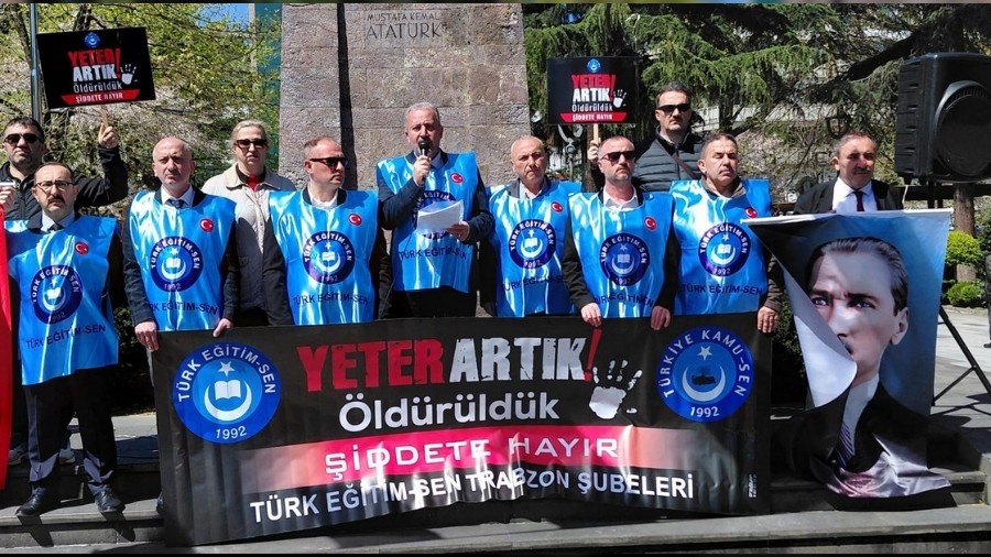 E�itimcilerden Sert Tepki ��iddete Sessiz Kalmayaca��z�