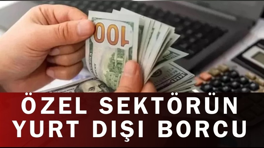 �zel sekt�r�n yurt d��� kredi borcu...