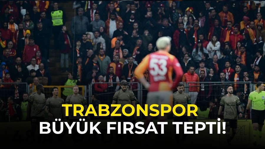 Trabzonspor b�y�k f�rsat tepti!