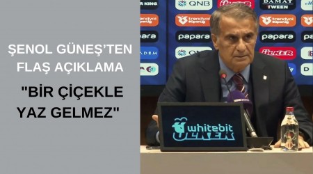 Trabzonspor'da Gne'ten fla aklama! "Bir iek ile yaz gelmez"