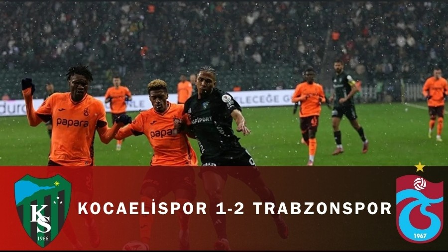 MA� SONUCU | Kocaelispor - Trabzonspor