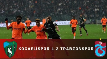 MA� SONUCU | Kocaelispor - Trabzonspor