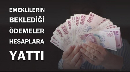 Emeklilerin bekledi�i �demeler hesaplara yatt�