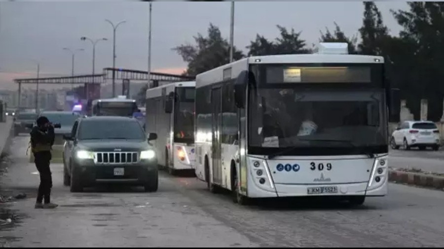 Kent Merkezi Otobüslerle Boşaltıldı