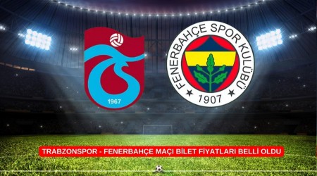 Trabzonspor - Fenerbahe Ma Bilet Fiyatlar Belli Oldu