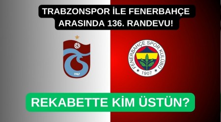 Trabzonspor ile Fenerbahe Arasnda 136. randevu! Rekabette Kim stn?