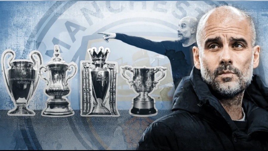 Guardiola tarih yazd�, kupa Manchester City�nin