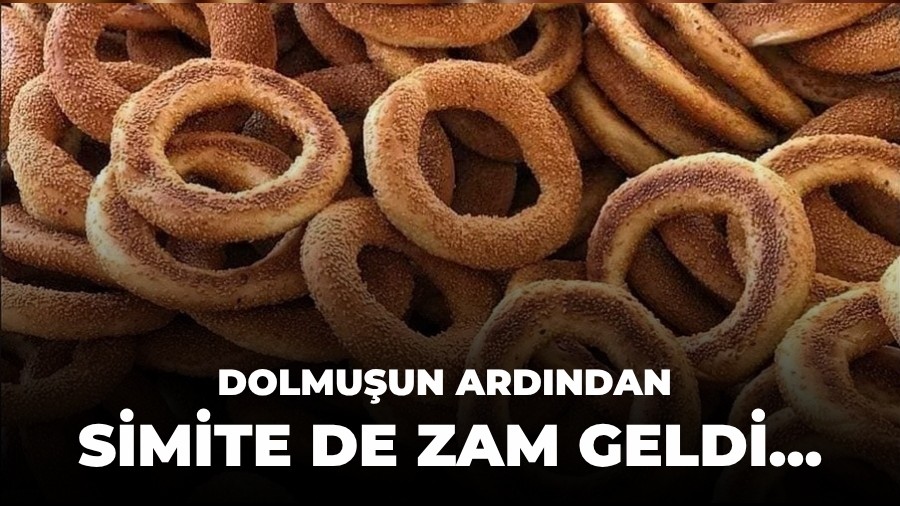 Trabzon'da dolmuşun ardından simite de zam geldi...