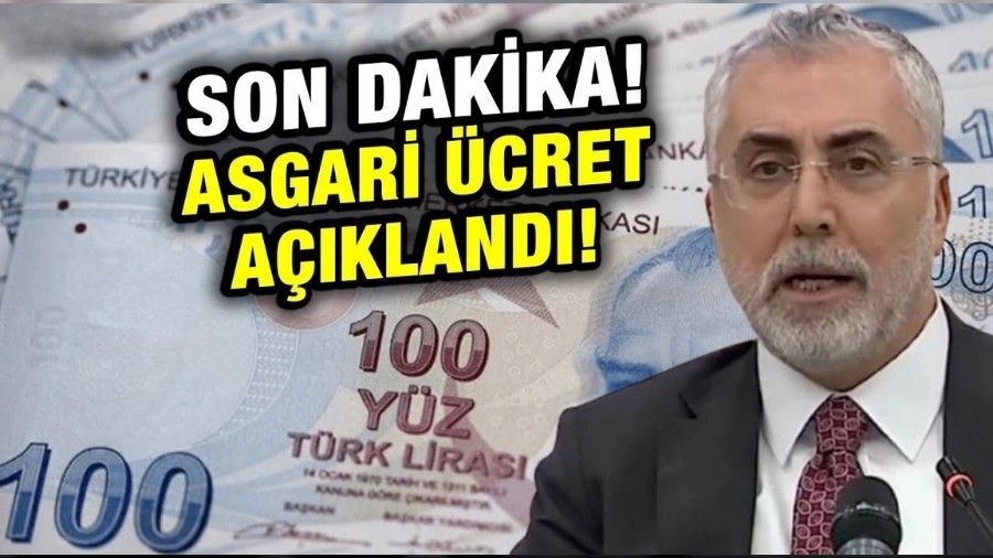 Asgari ücret açıklandı!