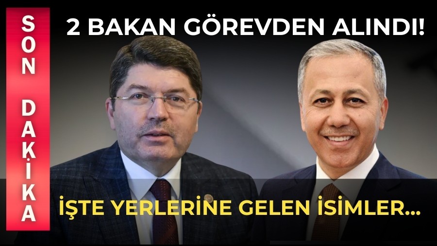 2 Bakan G�revden Al�nd�! Ak�n G�rlek Bakan Oldu