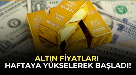 Alt�n fiyatlar� haftaya y�kselerek ba�lad�!