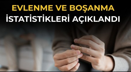 Evlenme ve bo�anma istatistikleri a��kland�