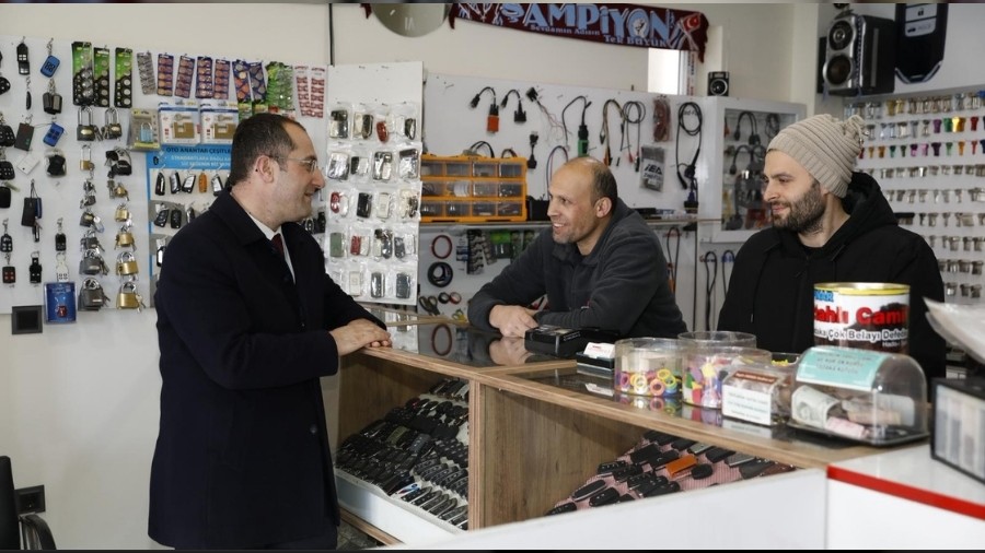 Başkan Ekim Esnafla Bir Araya Geldi