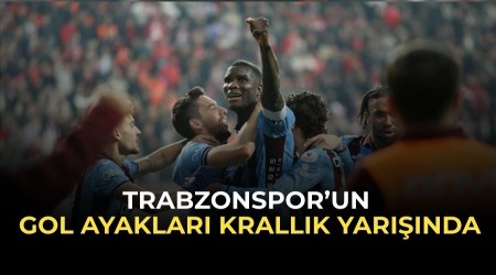 Trabzonspor�un Gol Ayaklar� Krall�k Yar���nda