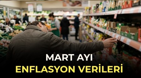 Mart ay� enflasyon verileri a��kland�!