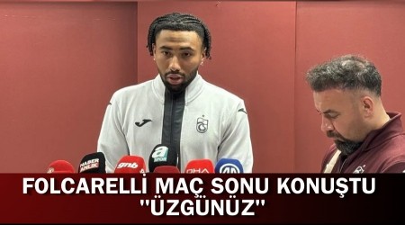 Trabzonspor'da Tim Jabol-Folcarelli konutu: "zgnz"